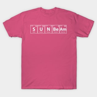 Sunbeam (S-U-N-Be-Am) Periodic Elements Spelling T-Shirt